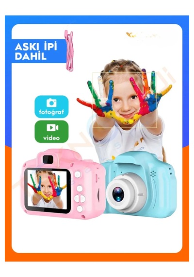 Arell Teknoloji X4563 Çocuk Dijital Fotoğraf Makinesi