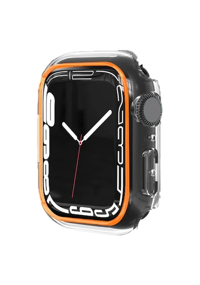 BİNANO Apple Uyumlu  Watch 42MM FOSFORLU KASA VE EKRAN KORUYUCU TURUNCU