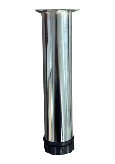 Cateksss Tablalı Ayarlı Metal Dolap Tezgah Baza Koltuk Kanepe Ayağı Krom Çap:42 Mm 20 Cm - 2 Li Paket