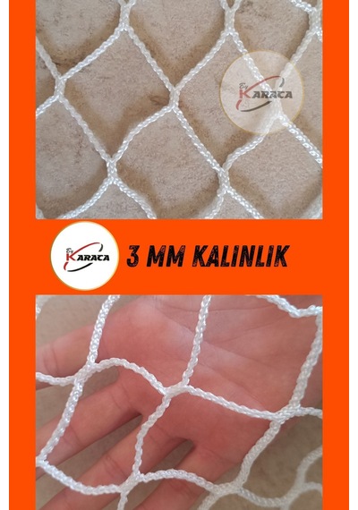Kedi Balkon Güvenlik Filesi 2.5x14 Metre 3mm İp Kalınlığı 4x4 Gözenekli