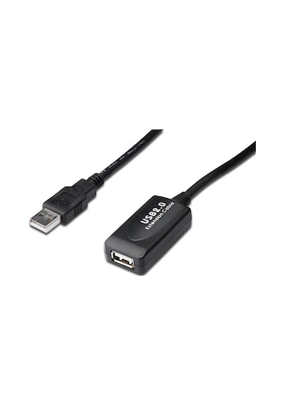 Digitus Da-73102 20 Mt Usb 2.0 To Usb 2.0 Erkek-dişi Usb 2.0 Uzatma Kablosu