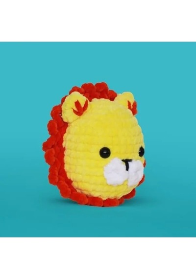 Aslan Temalı Amigurumi Tığ Kiti 1
