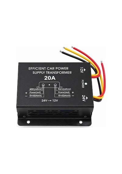 20a 24v 12v Araba Güç Kaynağı Transformatör Adaptör Kamyon & Otobüs İçin
