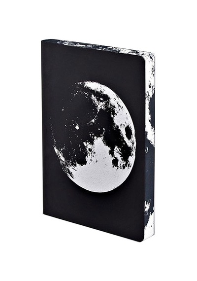 Nuuna Gri Noktalı A5 Defter Moon 55003 Çok Renkli