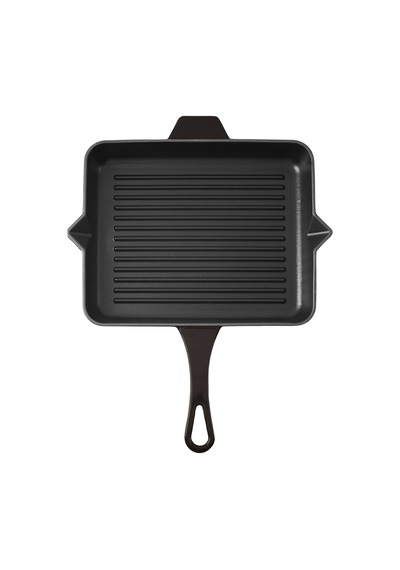 Aryıldız Duo Cast Grill Tava Kahverengi 26x32 Cm Renkli