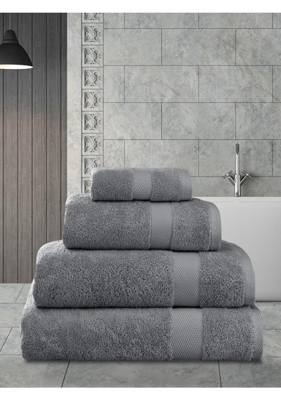 Cotton Arel Pamuk Banyo Havlusu 70x140 Gri