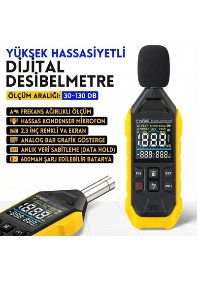 Fnırsı Fdm-01 Dijital Gürültü Desibel Ölçer
