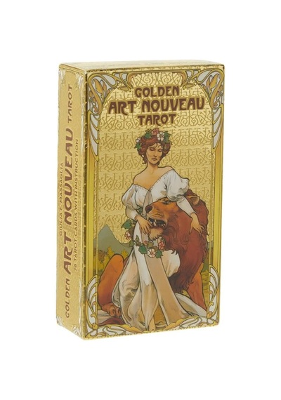 Golden Art Nouveau Tarot Kart Destesi