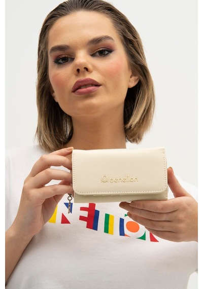 United Colors of Benetton Bej Kadın Cüzdan Bnt-1210