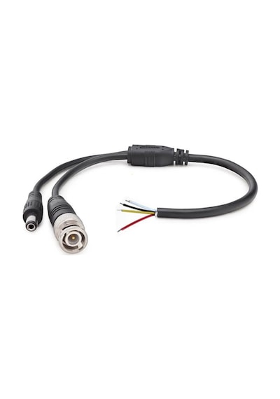 Hazır Bnc Ve Power Jack Kablo - Güvenlik Kamera Kablosu - 30cm