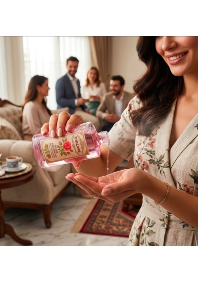 Roselinda 70 Derece Gül Kolonyası Cam Şişe 200 ML