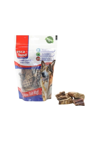 Esca Food Köpekler İçin Sakatat Ödülü Kuzu Ciğer 100gr