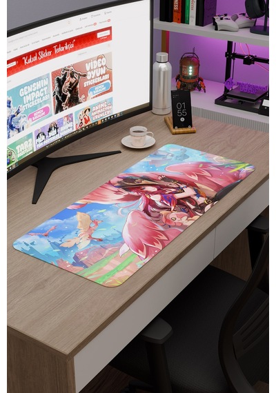Chasca Genshin Impact Anime Gacha V5 - 70x30 Xl Gaming Mouse Pad Fare Altlığı