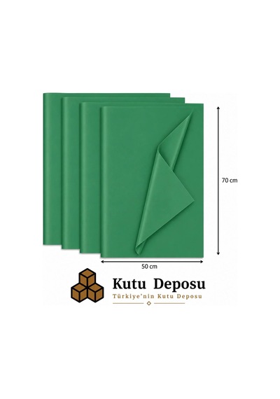 50x70 Cm Yeşil Renk Pelur Kağıt 1kg