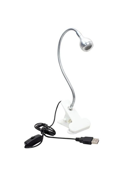 Powermaster Pm-20042 Cob Led Akrobat Mandallı Usb 6500k Beyaz Masa Lambası