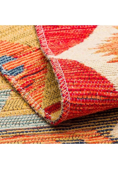 Hoom Rugs Vgt 06 Red Yıkanabilir Çift Taraflı Otantik Halı