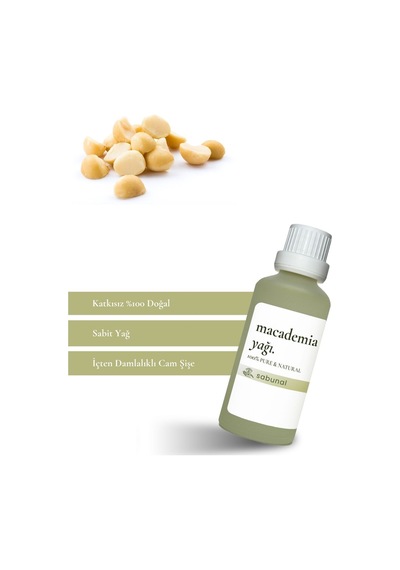 Sabunal Macadamia Yağı 50 ML - Cilt Bakım Yağı