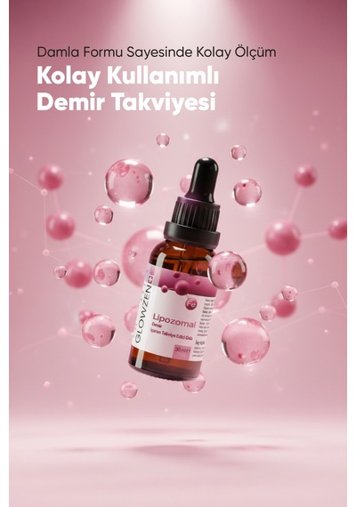 Glowzen+ Lipozomal Demir Fe 30 Ml
