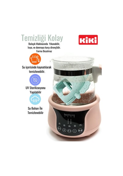 Silikon Bebek Diş Kaşıyıcı - Diş Kaşıma Eldiveni -silikon Eldiven Dişlik Fil Mavi