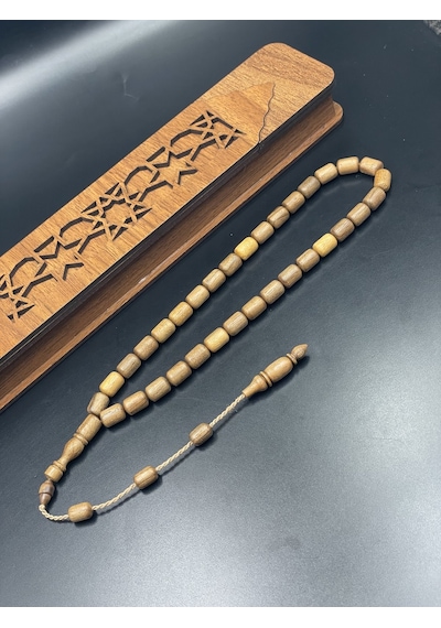 El Yapımı Ceviz Tespih 11x7 Mm