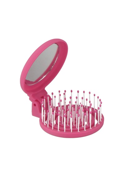Proco Proco Beauty Makaron Saç Fırçası-üç Boyutlu 3d Esnek Aynalı Çanta Boy Saç Fırçası-compact Detangler 89769126