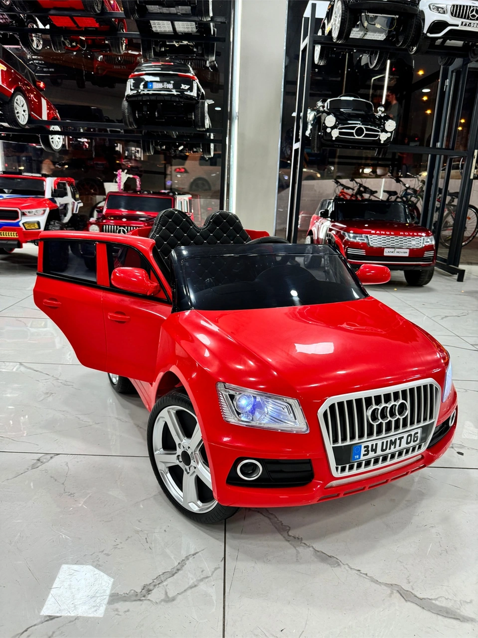 Audi Suv 2025 Yeni Nesil O-7 Yaş Akülü Araba Kırmızı