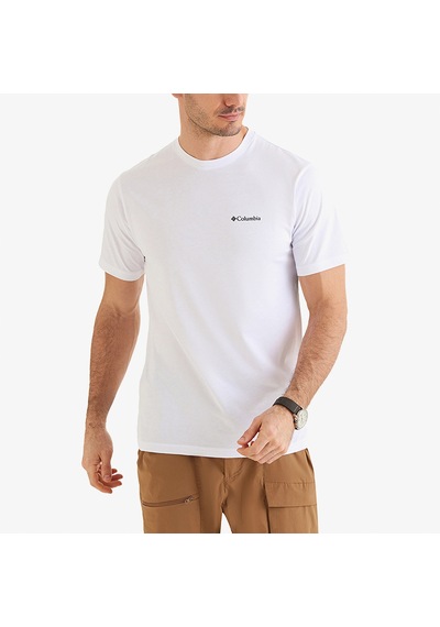 Columbia Csc Comfort Erkek Beyaz Günlük T-shirt Cs0395 Beyaz