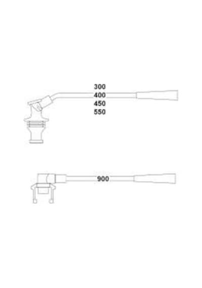 Hellux Hbk.3319 Buji Bobin Kablosu Laguna-r19 1.8 8v 95-01 7700857981 1 Takım