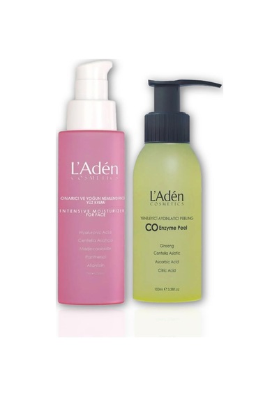 L'adén Cosmetics Derinlemesine Temizlik Nemlendirme İçin 2li Bakım Seti