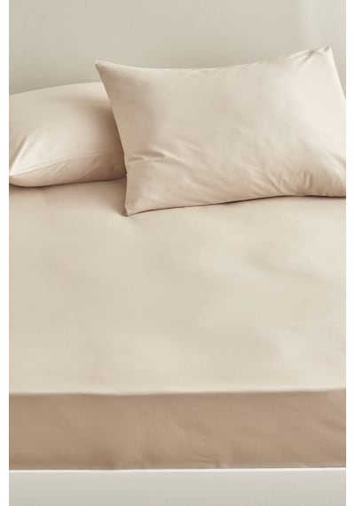 Karaca Home Düz Çift Kişilik Çarşaf Toprak 240x260 Cm 200.22.02.0049 Toprak