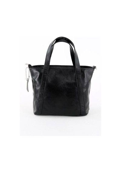 Derinss Leather DERİNSS DKB563 Hakiki Deri Siyah Kadın El ve Omuz Çantası