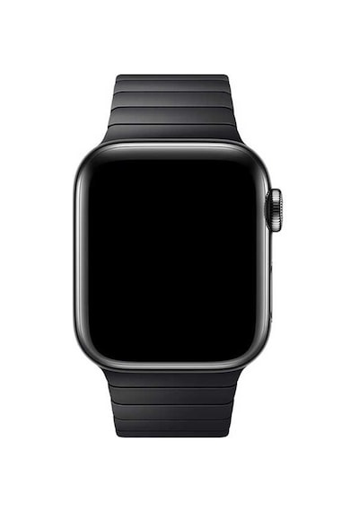 Ekılıf - Apple Uyumlu  Watch 38mm - Kordon Metal Kordon Krd-35 - Siyah