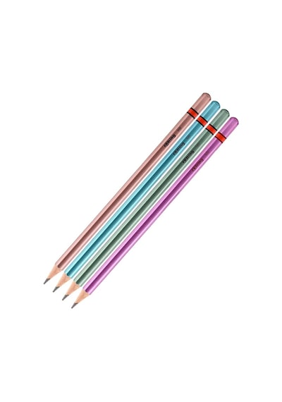 Rotring Metalik Kurşun Kalem 4 Lü Paket 1 Adet Siyah