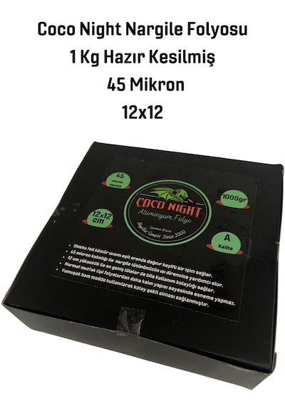 45 Mikron 1kg Kesilmiş Hazır Folyo,nargile Folyosu,nargile Kömürü