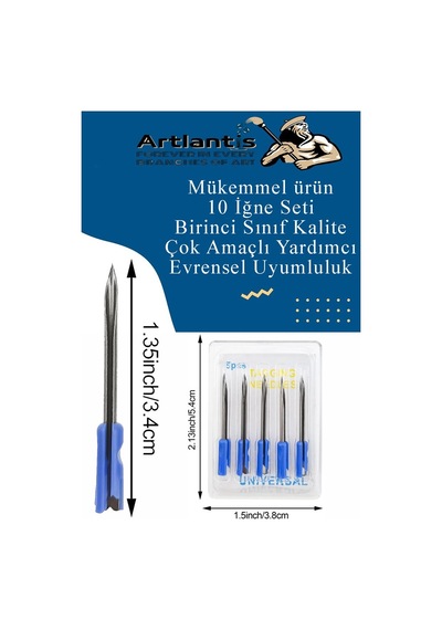 Kılçık Makinesi İğnesi İnce Uçlu 5 Li 1 Paket Değiştirilebilir Çelik Uçlu Kılçık Tabancası Yedeği Etiketleme İğnesi