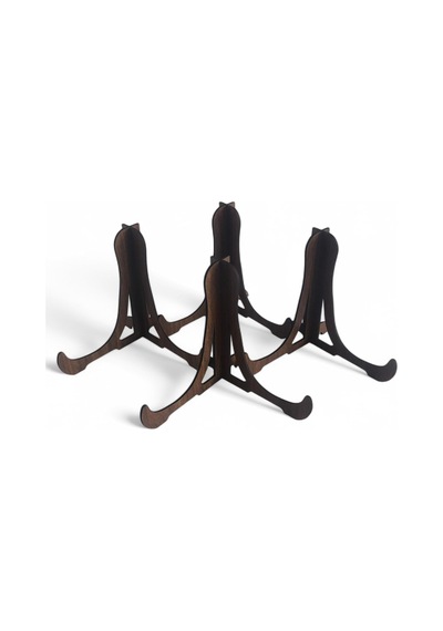 Tabak Ve Süs Levhaları Gerçek Ahşap 4'lü Teşhir Ayağı 16x16 Stand Diğer