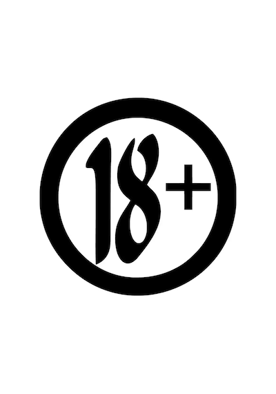 18+ Sticker 10 X 10 Cm