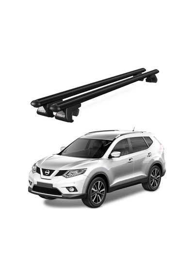 Venüs Nissan X-trail 2014-2020 Uyumlu Siyah Ara Atkı Port Bagaj Tavan Barı