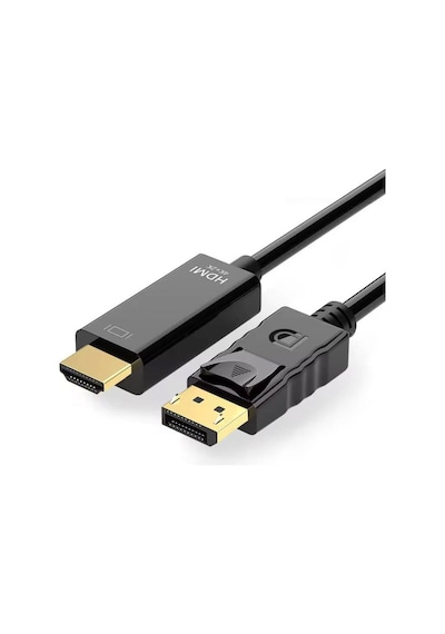 4k Displayport To Hdmı Görüntü Kablosu - 3 Metre - Displayport Erkek'ten Hdmı Erkek'e Ultra Hd Dönüştürücü Kablo-jl-d1030k