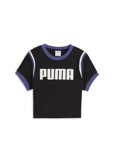 Puma Future.puma.archıve Baby Tee Siyah Kadın Crop