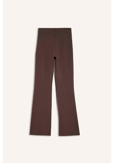 Defacto - Flare Fit Ribana Pantolon E0628AX25SP Kahve