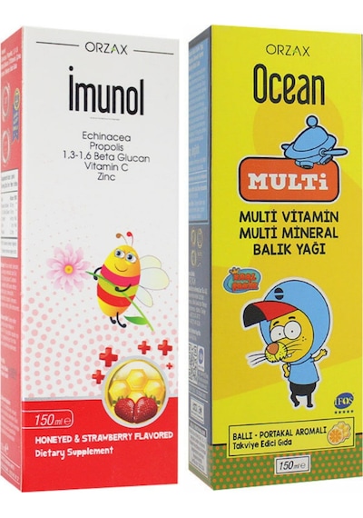 Imunol Şurup 150Ml Ocean Multivitamin Multimineral Balık Yağı