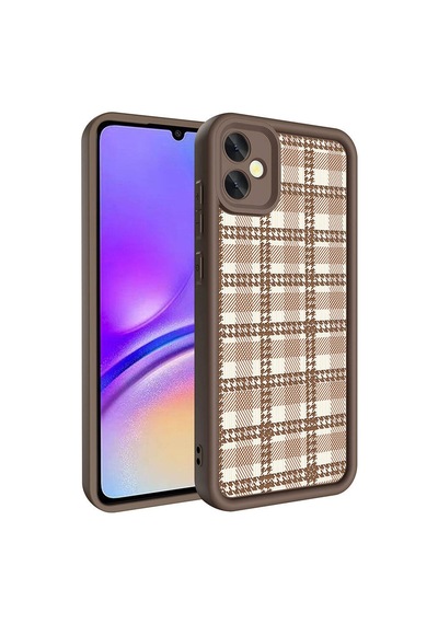 Galaxy Uyumlu A05 Kılıf Kamera Korumalı Baskılı Arka Yüzey Klas Kapak - Siyah Siyah Siyah