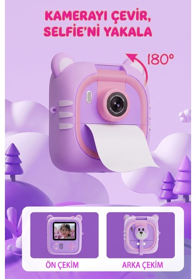 Liçi LC-P04 Çocuk Fotoğraf Makinesi