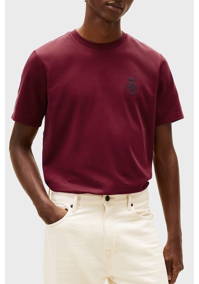 Tommy Hilfiger Erkek T Shirt Mw0mw42854 Xjs Kırmızı Kırmızı