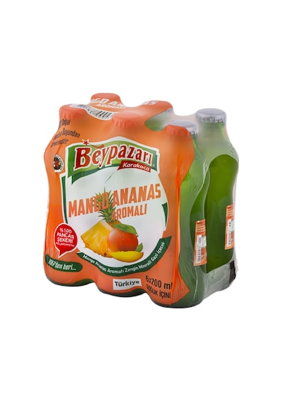 Beypazarı Doğal Maden Suyu Mango Ananas Aromalı 6 x 200 ML