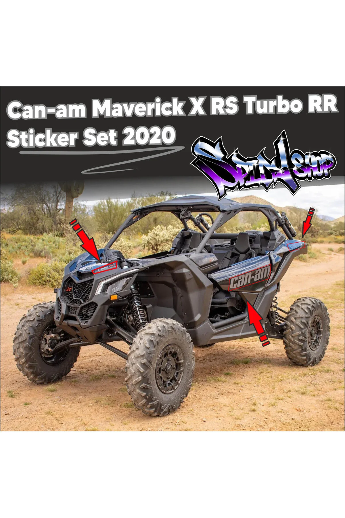 Can-am Maverick X Rs Turbo Rr Sticker Set