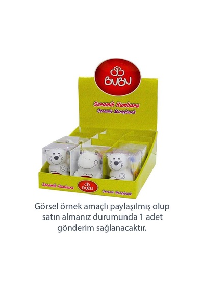 Bu-bu Seramik Kumbara Boyama Hayvanlar