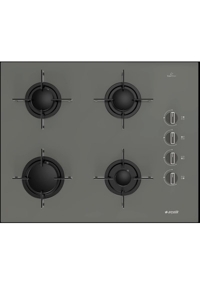Arçelik AFC 330 G + OCD T 651 EG + ADE 604-1 G Gri Uygun Cam Ankastre Set