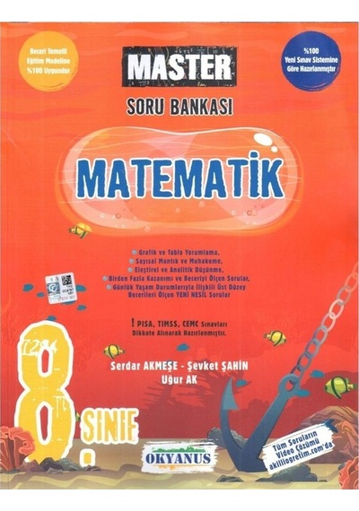 Okyanus 8. Sınıf Master Matematik Soru Bankası